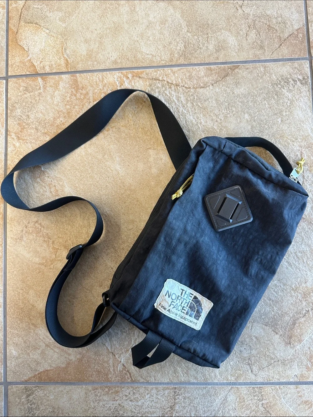 The North Face Black Daypack Sling Backpack Mini bag nylon